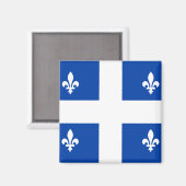 Quebec Flag Magneet (Voorkant / Achterkant)