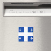 Quebec Flag Magneet (Insitu (Vaatwasser))