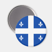 Quebec Flag Magneet (Voorkant / Achterkant)
