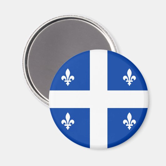 Quebec Flag Magneet (Voorkant / Achterkant)
