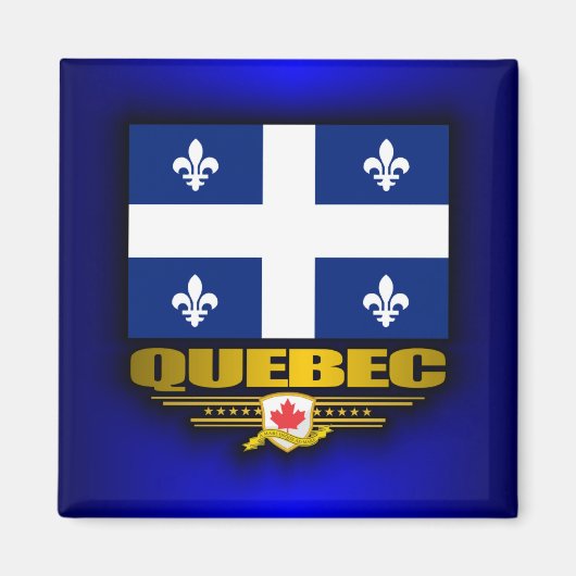 Quebec Flag Magneet (Voorkant)
