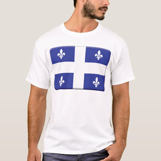 Quebec Flag PERSONALIZE T-shirt (Voorkant)