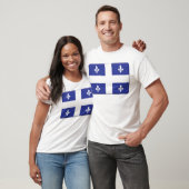 Quebec Flag PERSONALIZE T-shirt (Unisex)