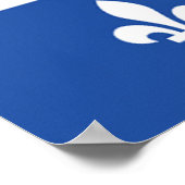 Quebec Flag Poster (Hoek)