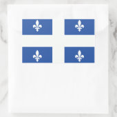 Quebec Flag Rechthoekige Sticker (Tas)