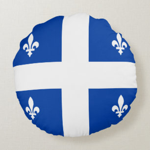Quebec Flag Rond Kussen