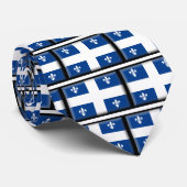 Québec Flag Stropdas (Opgerold)