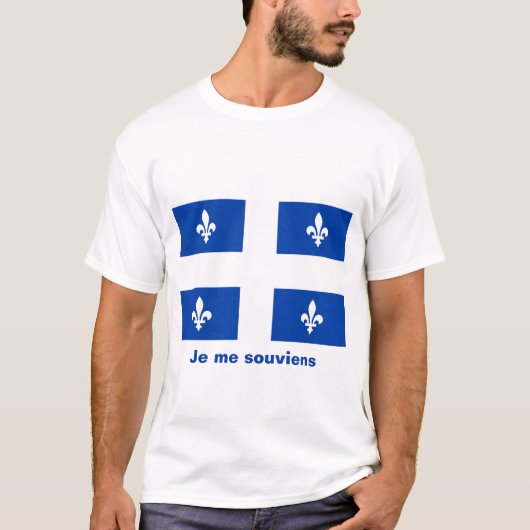 Quebec Flag T-shirt (Voorkant)