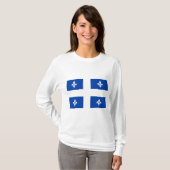 Quebec Flag T-shirt (Voorkant volledig)