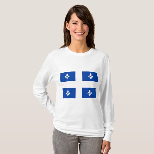Quebec Flag T-shirt (Voorkant volledig)