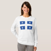 Quebec Flag T-shirt (Voorkant volledig)