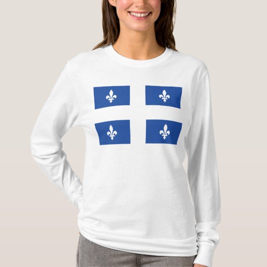 Quebec Flag T-shirt (Voorkant)