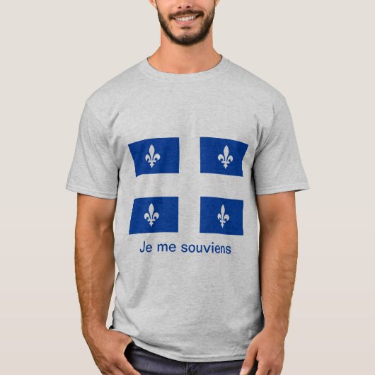 Quebec Flag T-shirt (Voorkant)