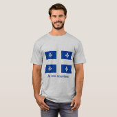 Quebec Flag T-shirt (Voorkant volledig)