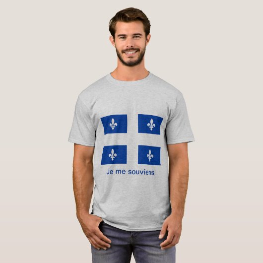 Quebec Flag T-shirt (Voorkant volledig)