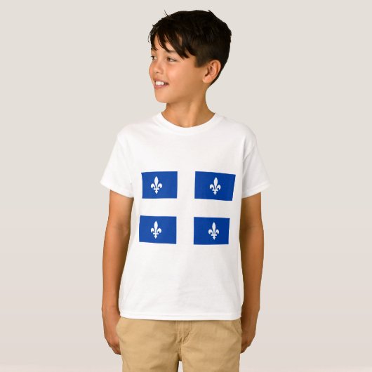 Quebec Flag T-shirt (Voorkant volledig)