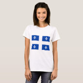 Quebec Flag T-shirt (Voorkant volledig)