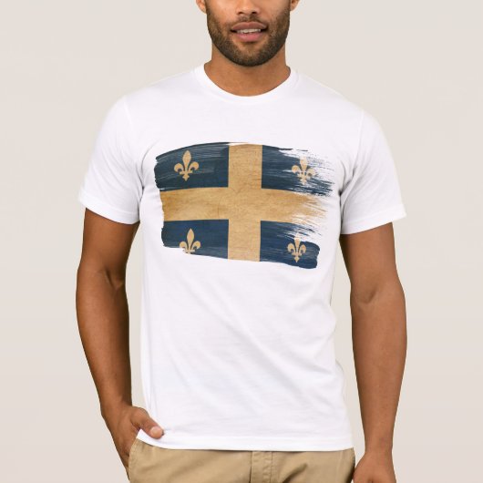 Quebec Flag T-Shirt (Voorkant)