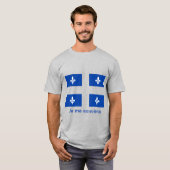 Quebec Flag T-shirt  (Voorkant volledig)