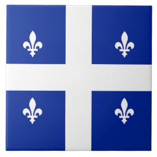 Quebec Flag Tegel Tegeltje