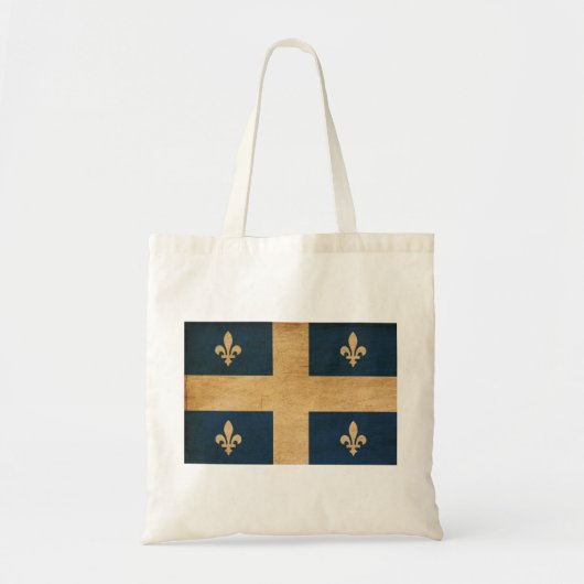 Quebec Flag Tote Bag (Voorkant)