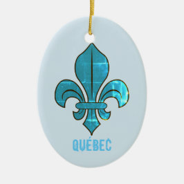 Québec Fleur de Lys Keramisch Ornament