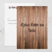 Quebec Frans-Canadees Valentijnsdag Feestdagenkaart (Voorkant / Achterkant)