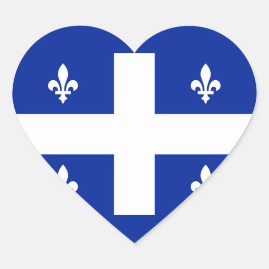 quebec hart sticker (Voorkant)