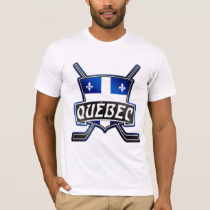 Quebec Hockey Logo T-Shirt met naam en nummer