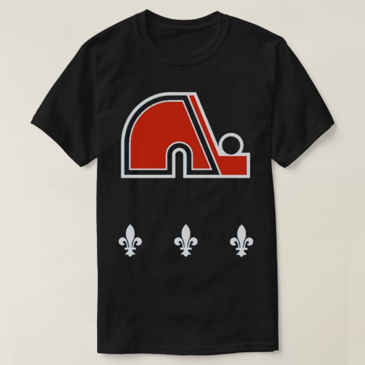 Quebec Hockey - Retro Nordiques Classic T- T-shirt (Design voorkant)