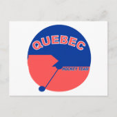 Quebec Hockey Team Briefkaart (Voorkant)
