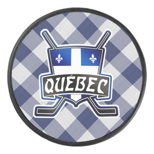 Quebec Ice Hockey Team Puck (Voorkant)