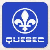 Quebec Kartonnen Onderzetters (Voorkant)