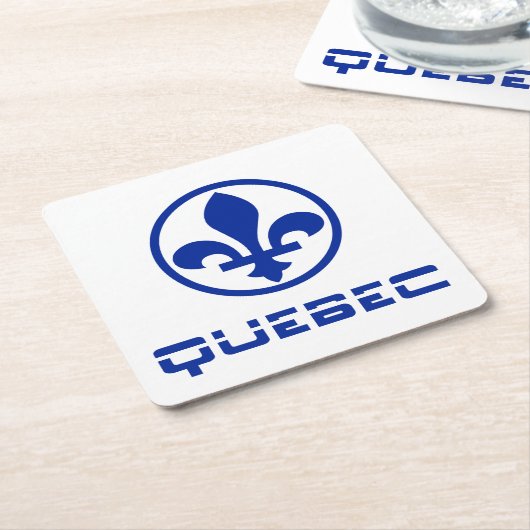 Quebec Kartonnen Onderzetters (Schuin)