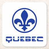 Quebec Kartonnen Onderzetters (Voorkant)