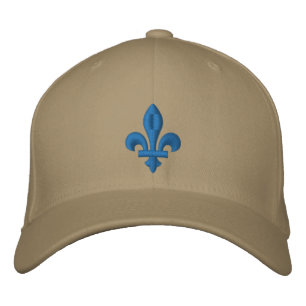 Quebec Libre Fleur de Lis Symbool van de Franse Cu Geborduurde Pet