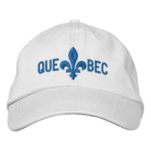 Quebec Libre Fleur de Lis Symbool van de Franse Cu Geborduurde Pet