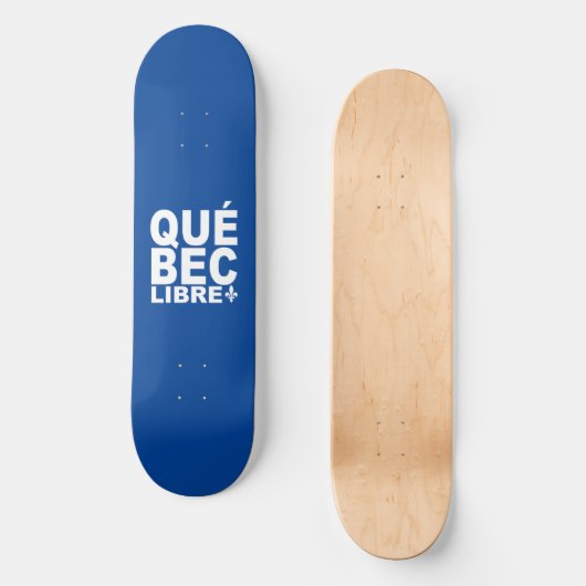 Québec Libre Persoonlijk Skateboard (Voorkant)