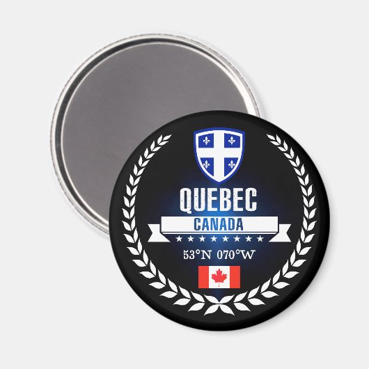Quebec Magneet (Voorkant / Achterkant)