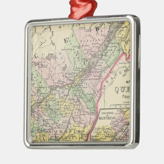 Quebec Metalen Ornament (Links)