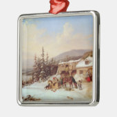 Quebec Metalen Ornament (Links)