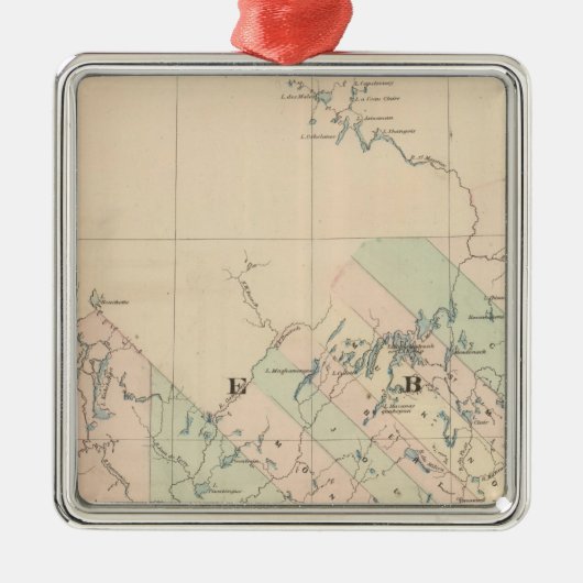 Quebec Metalen Ornament (Voorkant)