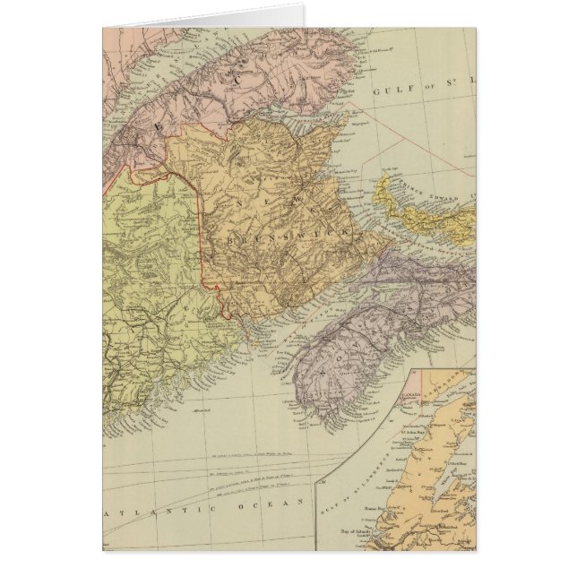 Quebec, New Brunswick, Nova Scotia (Voorkant)