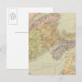 Quebec, New Brunswick, Nova Scotia Briefkaart (Voorkant / Achterkant)