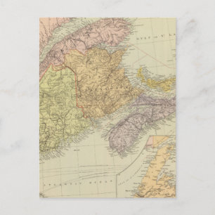 Quebec, New Brunswick, Nova Scotia Briefkaart