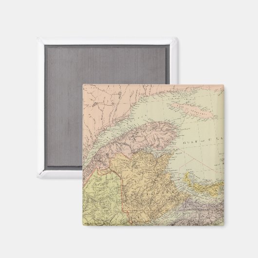 Quebec, New Brunswick, Nova Scotia Magneet (Voorkant / Achterkant)