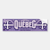 Québec. Nouvelle-France Bumpersticker (Voorkant)