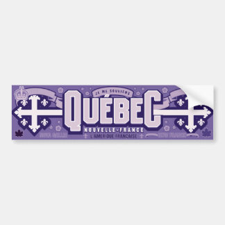 Québec. Nouvelle-France Bumpersticker