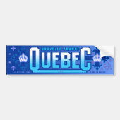 Québec. Nouvelle-France Bumpersticker (Voorkant)