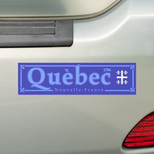 Québec. Nouvelle-France Bumpersticker (Op auto)